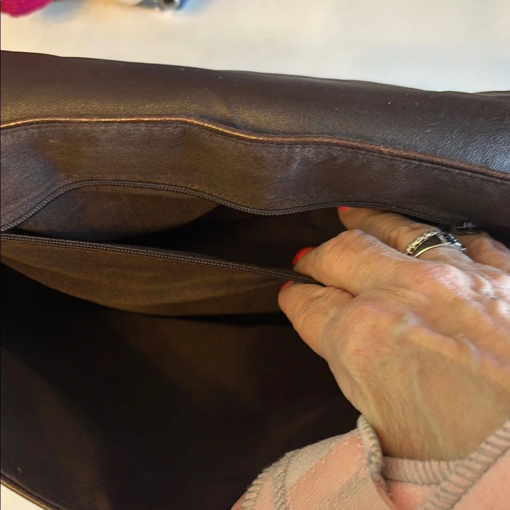 Faux leather Messenger/hand Bag